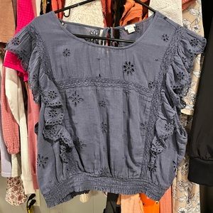 Aerie Flutter Crop Top